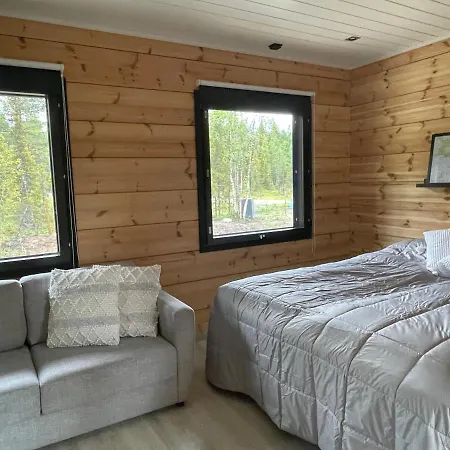 Modern Joenpolku With Jacuzzi, Sauna And Scenic Views * 루카