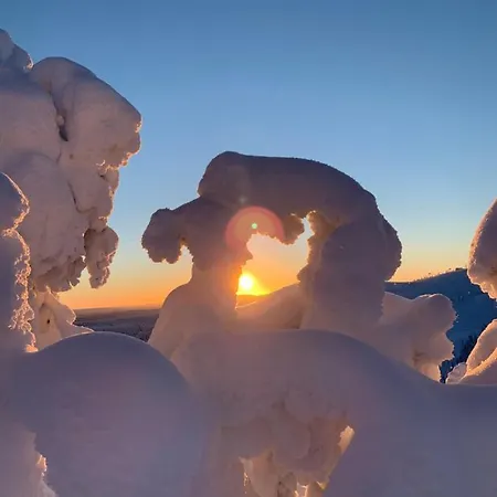 Huvilat Modern Joenpolku With Jacuzzi, Sauna And Scenic Views Ruka