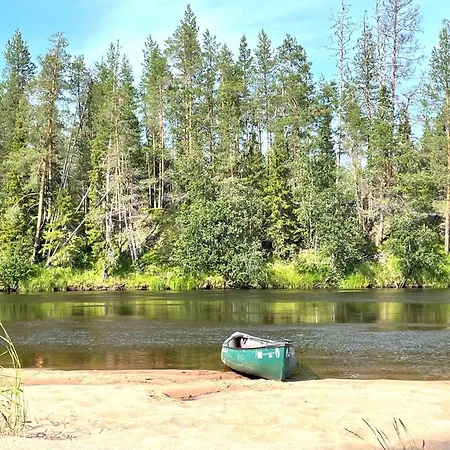 Modern Joenpolku With Jacuzzi, Sauna And Scenic Views * 루카