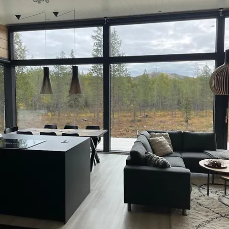 Modern Joenpolku With Jacuzzi, Sauna And Scenic Views 빌라 *