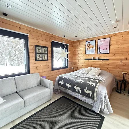 Modern Joenpolku With Jacuzzi, Sauna And Scenic Views * Rukatunturi