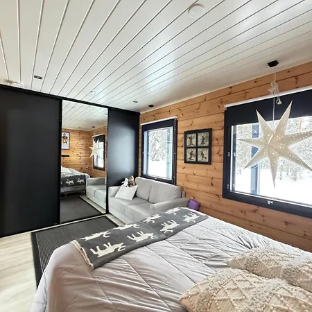Modern Joenpolku With Jacuzzi, Sauna And Scenic Views Villa